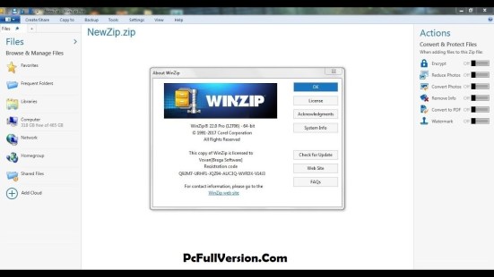 winzip 7 activation coded